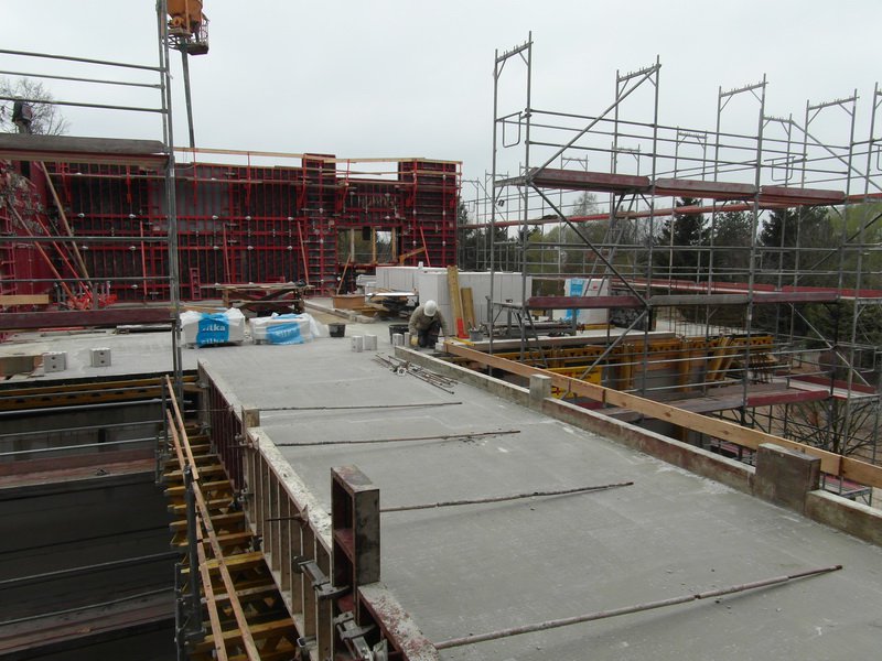 Bild: Baustelle im April