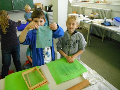 Foto des Albums: Projekttage zum Thema "Natur" (Gruppe: Wald - Baum - Papier)