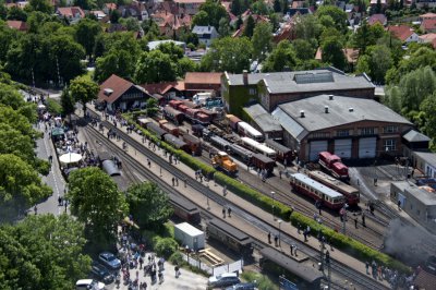 Foto des Albums: 125 Jahre Harzer Schmalspurbahnen - großes Bahnhofsfest in Wernigerode (09. 06. 2012)