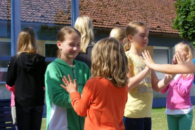 Foto des Albums: Musikalisches Märchen im Blockflötenorchester einstudiert