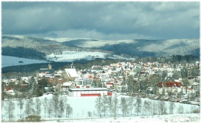 Eisfeld im Winter 