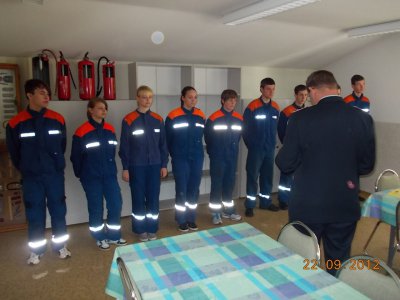 Foto des Albums: Erstmalige Ablegung der Leistungsspange der JfW am 22.09.12 in Seelow