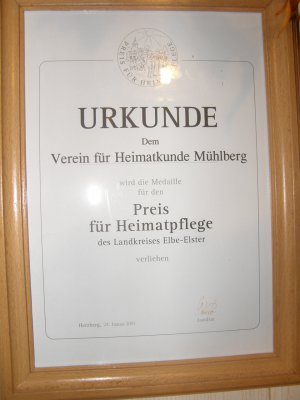 Foto des Albums: Festveranstaltung des Vereins für Heimatkunde Mühlberg/ Elbe