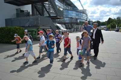 Foto des Albums: Einlaufkids in Rostock