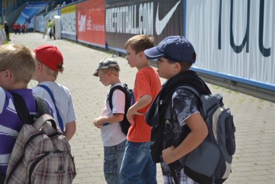 Foto des Albums: Einlaufkids in Rostock