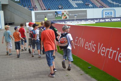 Foto des Albums: Einlaufkids in Rostock