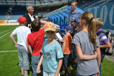 Foto des Albums: Einlaufkids in Rostock