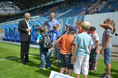 Foto des Albums: Einlaufkids in Rostock