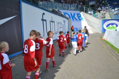 Foto des Albums: Einlaufkids in Rostock