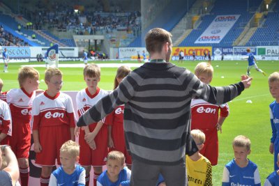 Foto des Albums: Einlaufkids in Rostock