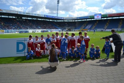 Foto des Albums: Einlaufkids in Rostock