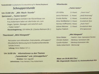 Foto des Albums: Schnuppertag Tasten tasten