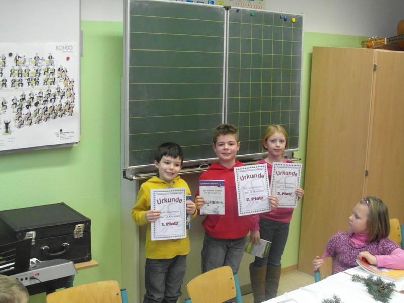 Bild: Die besten Leser der 2. Klassen