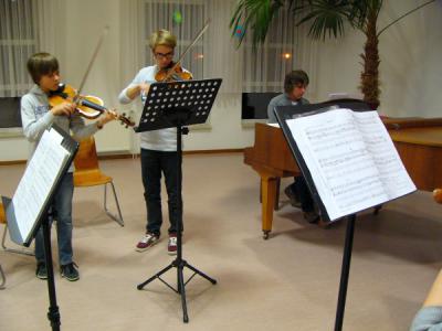 Foto des Albums: Ein Probenabend mit dem Kammermusikensemble Lübz