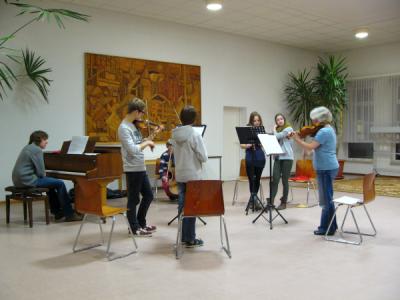 Foto des Albums: Ein Probenabend mit dem Kammermusikensemble Lübz