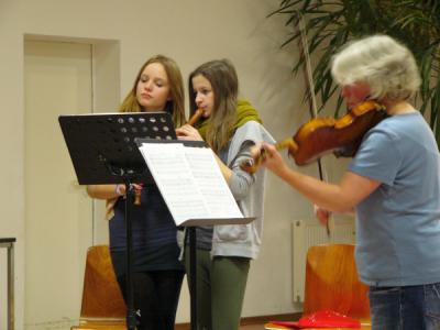Foto des Albums: Ein Probenabend mit dem Kammermusikensemble Lübz