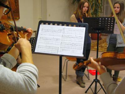 Foto des Albums: Ein Probenabend mit dem Kammermusikensemble Lübz