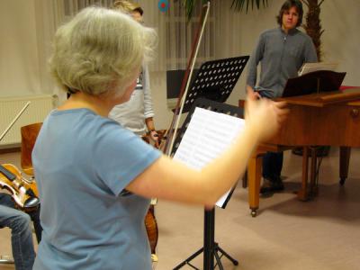 Foto des Albums: Ein Probenabend mit dem Kammermusikensemble Lübz