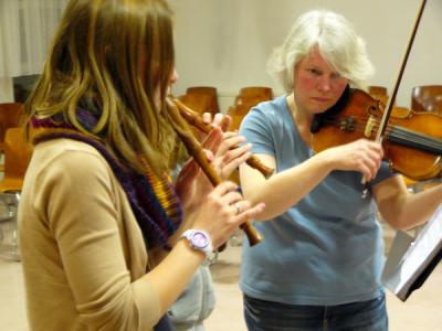 Foto des Albums: Ein Probenabend mit dem Kammermusikensemble Lübz