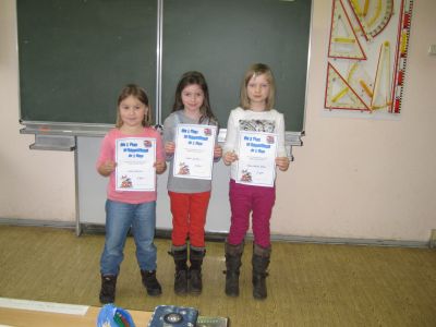 Bild: Vorlesesieger Klasse 2
