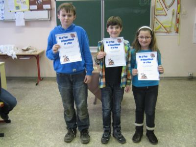 Bild: Vorlesesieger Klasse 4