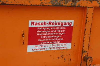 Firma Rasch-Reinigung half kurzfristig 