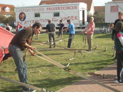 Foto des Albums: Projekt Zirkus - Aufbau