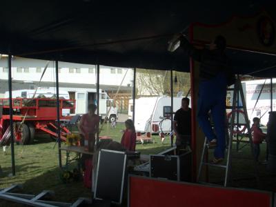Foto des Albums: Projekt Zirkus - Aufbau