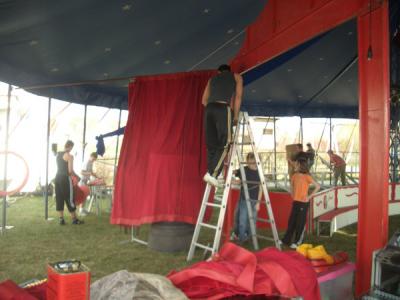 Foto des Albums: Projekt Zirkus - Aufbau