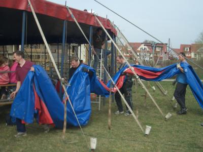 Foto des Albums: Projekt Zirkus - Aufbau