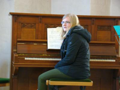 Foto des Albums: Blockflötenschüler beim Kirchencafé in St. Marien Parchim