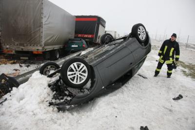 Foto des Albums: Massenkarambolage auf der A 17 (24. 12. 2010)