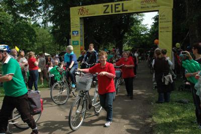 Foto des Albums: Tour de Prignitz 2013 Ankunft der Pritzwalker in Meyenburg am 01.06.2013