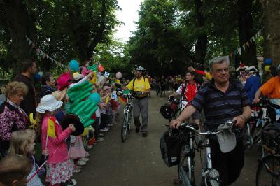 Foto des Albums: Tour de Prignitz 2013 Ankunft der Pritzwalker in Meyenburg am 01.06.2013
