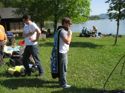 Foto des Albums: Vatertagstauchen am Attersee (OÖ) 2013