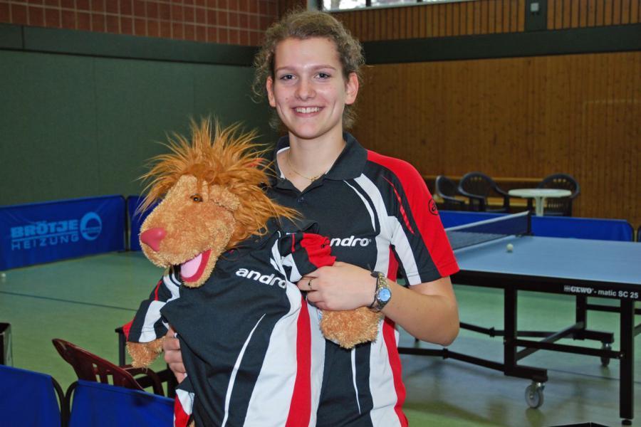 Bild: Ping Pong King Kong brachte Schwarzenbeks Ann-Kathrin Gericke nur im Doppel Glück