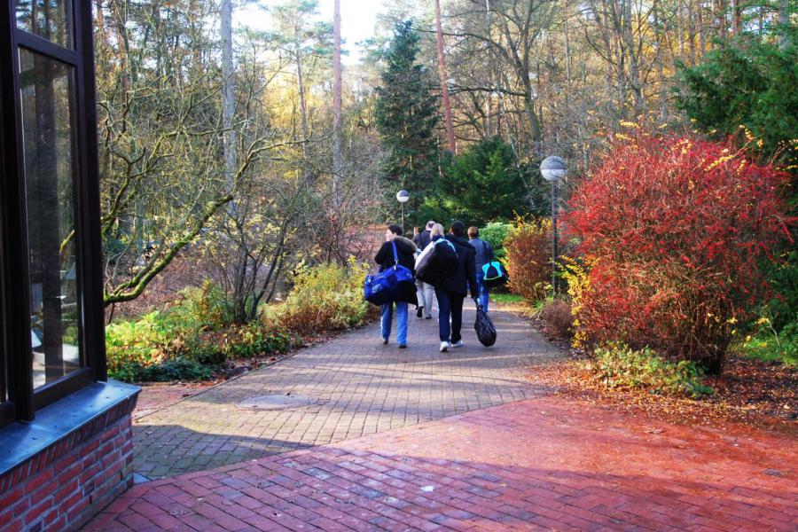 Bild: Auf dem Weg vom Hotel zum Auto