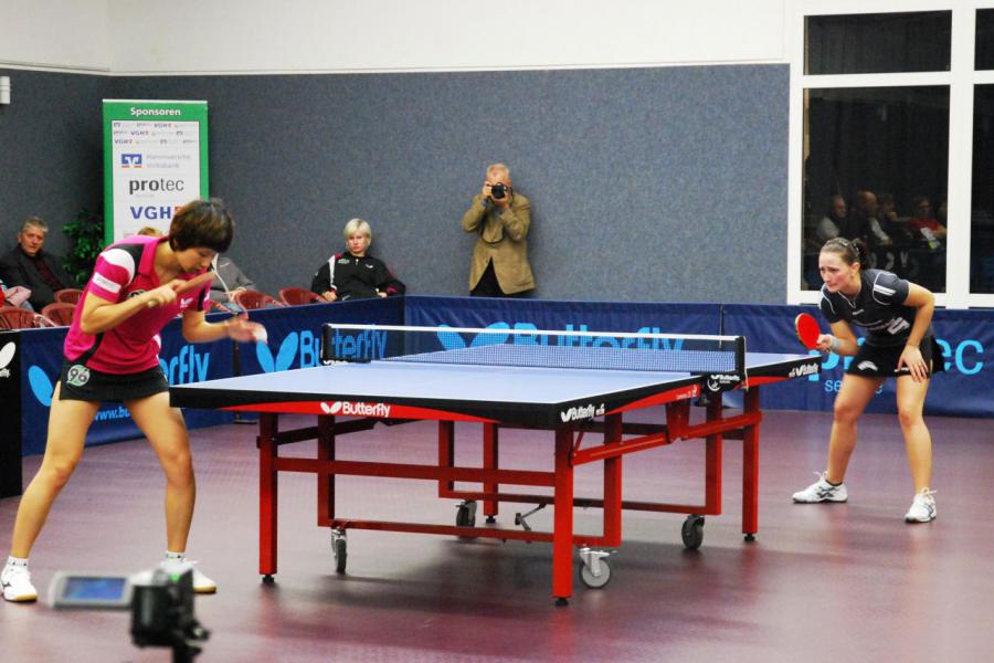 Bild: Seok Ha Jung gewann glatt gegen Laura Robertson