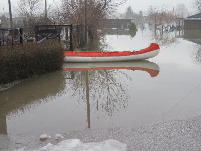 Foto des Albums: Hochwasser Friedeburg, 14.01.2011