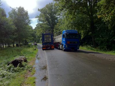 Foto des Albums: Einsatz 147/2013 - defekter Gefahrstofftransport