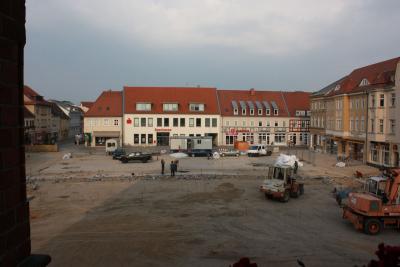 Foto des Albums: Bauarbeiten auf dem Wittstocker Marktplatz (15.11.2013)