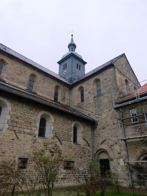 Klosterkirche Au&szlig;enansicht  vom Innenhof 
