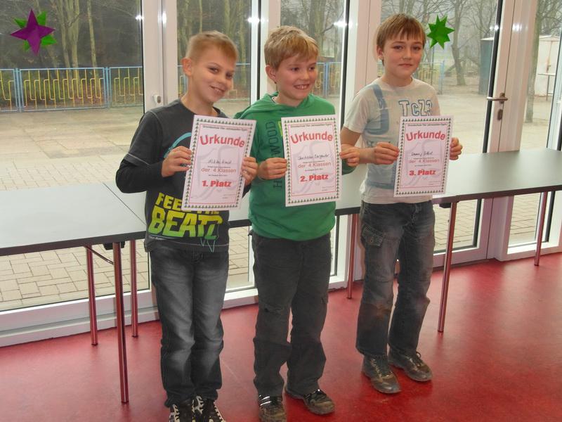 Bild: Die Sieger der Klassenstufe 4