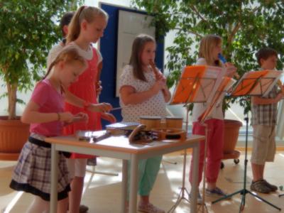 Foto des Albums: Blockflötenschüler im Konzert