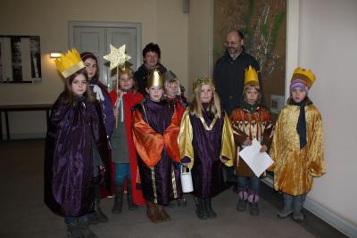 Foto des Albums: Sternsinger im Wittstocker Rathaus (09.01.2014)