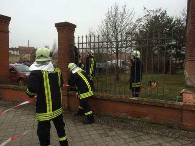 Foto des Albums: Einsatz 014/2014  -  umgestürzte Mauer