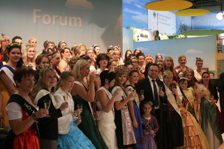 Bild: Neujahrsempfang in der Halle des Bundesministerums für Ernährung und Landwirtschaft