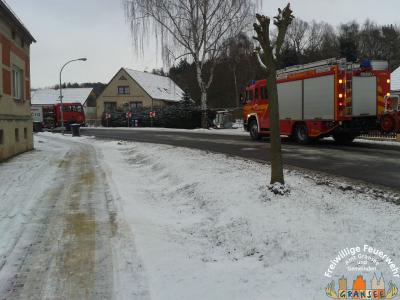 Sicherung der Einsatzstelle 