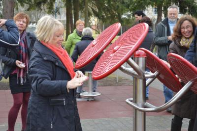 Foto des Albums: Bilder von der Einweihung des Bewegungspark am Familiencafé Falkenhorst