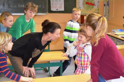 Foto des Albums: Bundestagsabgeordnete Jana Schimke zu Gast bei den Reporterkids